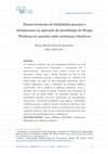 Research paper thumbnail of Desenvolvimento de habilidades pessoais e interpessoais na aplicação da metodologia do Design Thinking em questões sobre mudanças climáticas