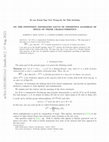 Research paper thumbnail of On the infinitely generated locus of Frobenius algebras of rings of prime characteristic