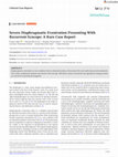 Research paper thumbnail of Severe Diaphragmatic Eventration Presenting With Recurrent Syncope: A Rare Case Report