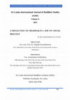 Research paper thumbnail of A Reflection on Dharmakāya and Its Social Practice