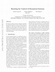 Research paper thumbnail of Boosting for Control of Dynamical Systems