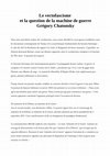 Research paper thumbnail of Le vectofascisme  et la question de la machine de guerre