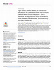 Research paper thumbnail of Eight versus twelve weeks of sofosbuvir-velpatasvir in treatment-naïve non-cirrhotic patients with chronic hepatitis C virus infection: Study protocol for a multicentric, open labelled, randomized, non-inferiority trial (RESOLVE trial)