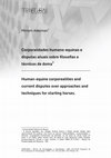Research paper thumbnail of Texto do artigoCorporalidades humano-equinas e disputas atuais sobre filosofias e técnicas de doma