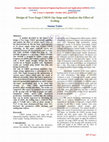 Research paper thumbnail of Design of Two-Stage CMOS Op-Amp and Analyze the Effect of Scaling