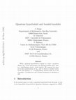 Research paper thumbnail of Quantum hyperboloid and braided modules