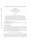 Research paper thumbnail of Cotangent and Tangent Modules on Quantum Orbits