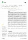Research paper thumbnail of Tree Ferns Augment Native Plant Richness and Influence Composition in Urban Plant Communities