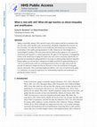Research paper thumbnail of What is new with old? What old age teaches us about inequality and stratification