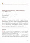 Research paper thumbnail of Fatigue crack growth under remote and local compression – a state-of-the-art review