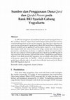 Research paper thumbnail of Sumber dan Penggunaan Dana Qarḍ dan Qarḍul Hasan pada Bank BRI Syariah Cabang Yogyakarta