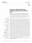 Research paper thumbnail of Ecology of Alpine Macrofungi - Combining Historical with Recent Data