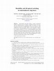 Research paper thumbnail of Bistability and all-optical switching in semiconductor ring lasers