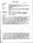 Research paper thumbnail of A Study of the Awareness and Attitudes of Junior High Girls toward Engineering and Experiments with Methods of Increasing Their Awareness and Interest in Engineering