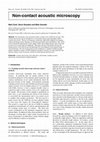 Research paper thumbnail of Non-contact acoustic microscopy