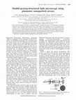 Research paper thumbnail of Double-grating-structured light microscopy using plasmonic nanoparticle arrays