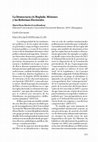 Research paper thumbnail of “La Democracia (A) Reglada. Misiones y las Reformas Electorales” de María Elena Martin (coordinadora), Ricardo Roberto Biazzi, Milva Fabiola Carlino, Emilia Yolanda Urquiza y María Rosaura Barrios