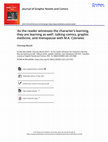 Research paper thumbnail of ‘As the reader witnesses the character’s learning, they are learning as well’: talking comics, graphic medicine, and menopause with M.K. Czerwiec