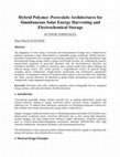 Research paper thumbnail of Hybrid Polymer-Perovskite Architectures for Simultaneous Solar Energy Harvesting and Electrochemical Storage