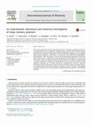 Research paper thumbnail of An experimental, theoretical and numerical investigation of shape memory polymers