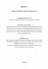 Research paper thumbnail of Estimates of Monetary Values of Ecosystem Services Coordinating Lead Authors (CLAs