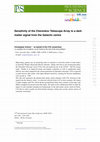 Research paper thumbnail of Sensitivity of the Cherenkov Telescope Array to a dark matter signal from the Galactic centre