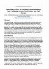 Research paper thumbnail of In the nSpacetime/Gravity: As a Dynamic Quantum Energy Field Explaining Gravity, Dark Matter, and Dark Energy