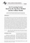 Research paper thumbnail of An E-Learning System Based on the Top-Down Method and the Cellular Models