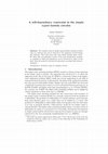 Research paper thumbnail of A Self-dependency Constraint in the Simply Typed Lambda Calculus