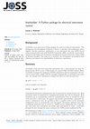 Research paper thumbnail of Instrbuilder: A Python package for electrical instrument control
