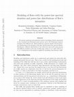 Research paper thumbnail of Modeling of flows with power-law spectral densities and power-law distributions of flow intensities