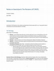 Research paper thumbnail of Notes on Aeschylus's The Persians (472 BCE)