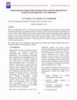 Research paper thumbnail of Improvement of Voltage Profile and Power Flow control in Nigerian Power System network using Static Var Compensator