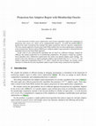 Research paper thumbnail of Projection-free Adaptive Regret with Membership Oracles