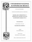 Research paper thumbnail of Modelado cinemático y diseño de control de una suspensión semiactiva