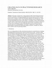 Research paper thumbnail of Creating data in practitioner research