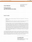 Research paper thumbnail of Guest Editorial: Writing Hunches and the Horrible Gift of Bells