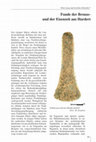 Research paper thumbnail of Funde der Bronze- und der Eisenzeit aus Hardert