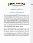 Research paper thumbnail of The Use of Code Switching and Code Meshing in Today's Youth Speech