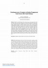 Research paper thumbnail of Pandangan para Orangtua terhadap Penggunaan Kata Kasar oleh Anak Remaja