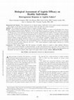 Research paper thumbnail of Biological Assessment of Aspirin Efficacy on Healthy Individuals
