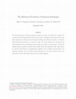 Research paper thumbnail of The Historical Evolution of Financial Exchanges