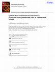 Research paper thumbnail of Spoken Word and Gender-based Violence Education among Adolescent Girls in Trinidad and Tobago