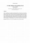 Research paper thumbnail of A Vedic solution to the problem of evil