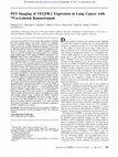 Research paper thumbnail of PET Imaging of VEGFR-2 Expression in Lung Cancer with 64Cu-Labeled Ramucirumab