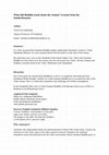 Research paper thumbnail of What did Buddha teach about the Atman? Lessons from the Sundarikasutta