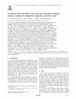 Research paper thumbnail of An analysis of the dependence of clear‐sky top‐of‐atmosphere outgoing longwave radiation on atmospheric temperature and water vapor