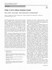 Research paper thumbnail of Finally, A Tool to Address Extubation Anxiety!