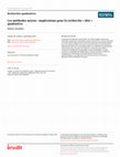 Research paper thumbnail of Les méthodes mixtes : implications pour la recherche « dite » qualitative