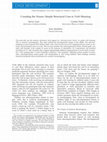 Research paper thumbnail of Counting the Nouns: Simple Structural Cues to Verb Meaning